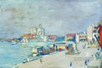150の主題の芸術作品 Painting - 素敵な 1913 年のボリス・ミハイロヴィチ・クストーディエフのビーチの風景
